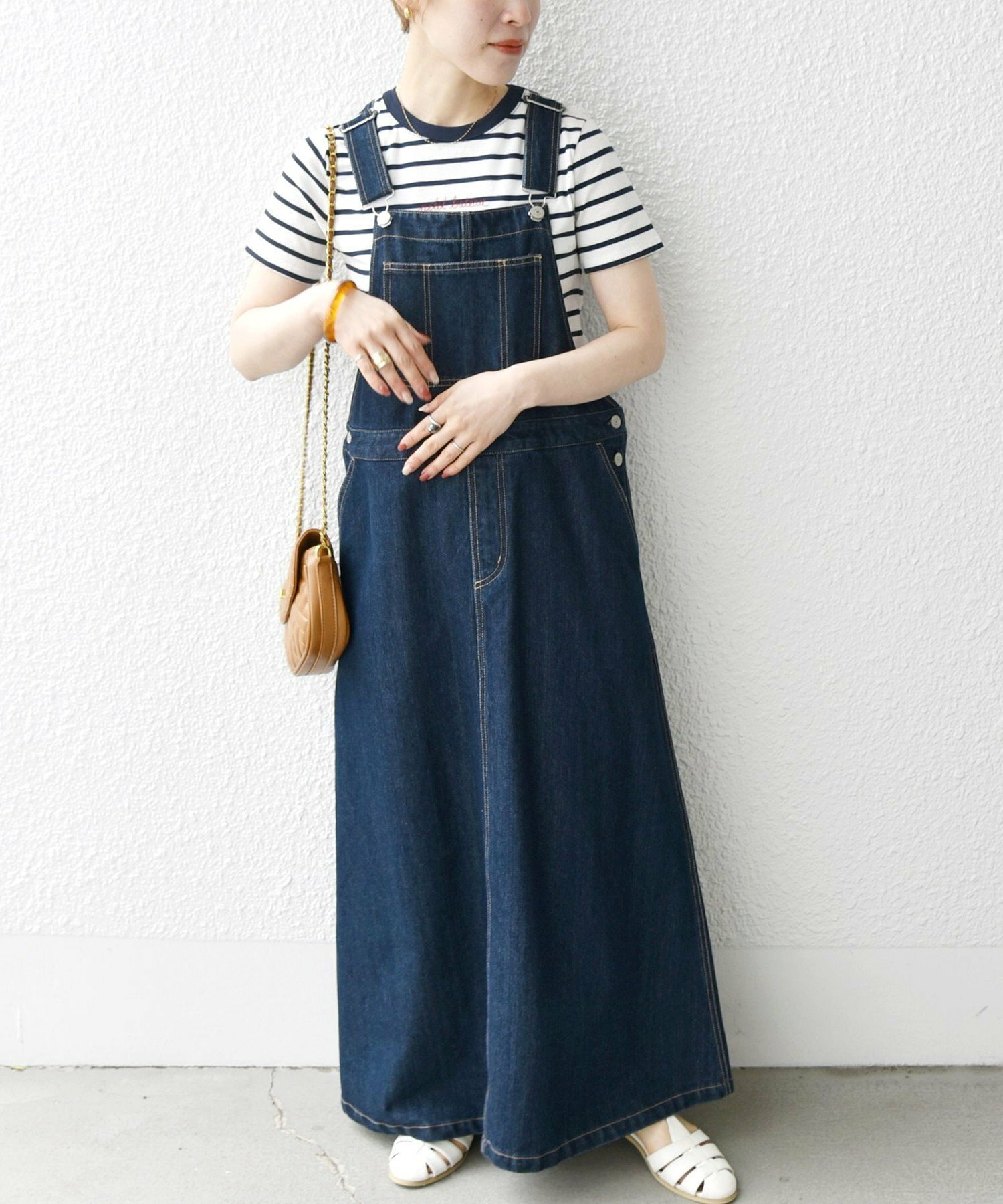 【SHIPS any別注】PETIT BATEAU:<洗濯機可能>ロゴ プリント ボーダー 半袖 Tシャツ 23SS